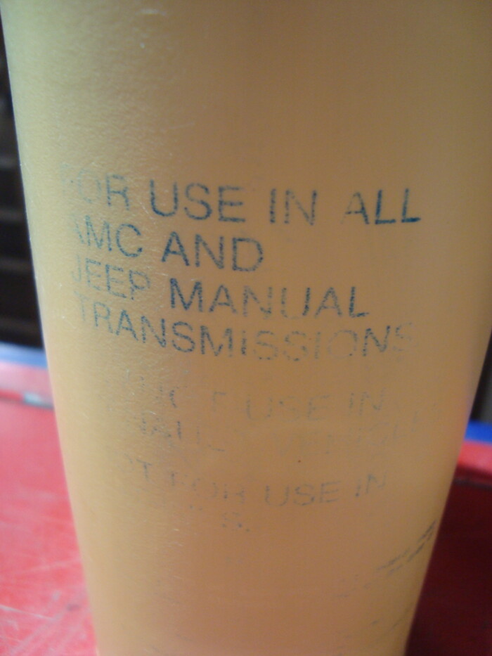 AMC, NOS, Manual Transmission Fluid. Part # 8983000000, Group # 15.210 - Image 4