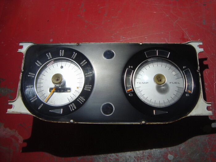 AMC Ambassador, Marlin, Rebel 1967 instrument cluster.