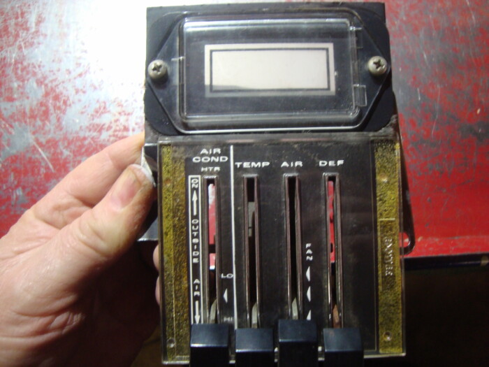 AMC Ambassador Marlin Rebel 1967 and other years A/C weather eye controls.