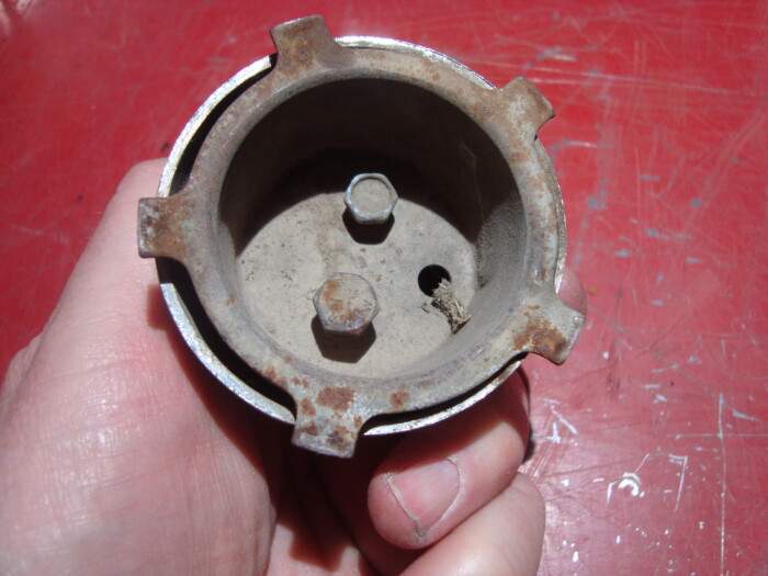 AMC AMX Javelin & others 5 spoke rally wheel center cap, & retainer. - Image 3