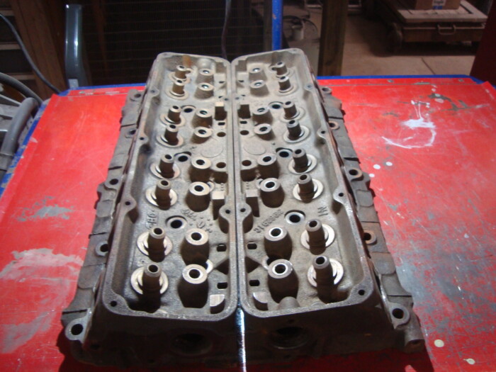 AMC AMX Javelin & others 1970 50.60 cc core heads. Cleaned and maged good.