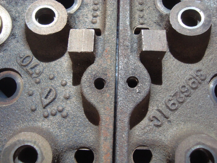 AMC AMX Javelin & others 1970 50.60 cc core heads. Cleaned and maged good. - Image 4