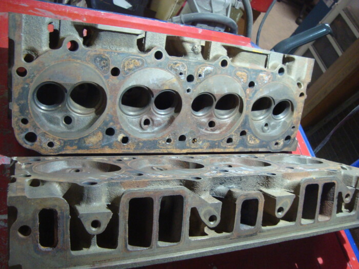 AMC AMX Javelin & others 1970 50.60 cc core heads. Cleaned and maged good. - Image 7