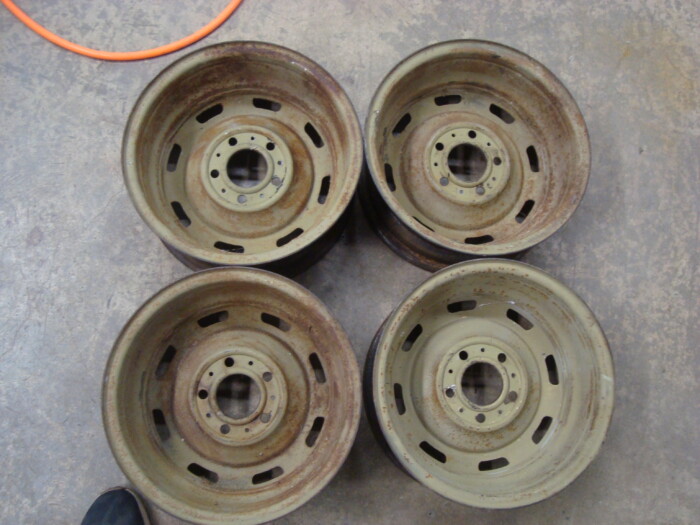 AMC Gremlin Hornet 14" X 6" rally wheels. Set of 4. - Image 5
